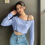 High Waist Slim Thin Scheming Top