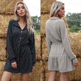 Knitted Sweater Dress Women