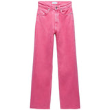 High-waist All-match Straight-leg Mopping Pants