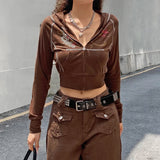 Print Short Pocket Hooded