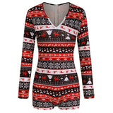 Christmas Printed Jumpsuit