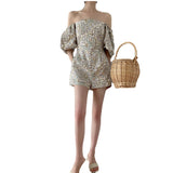 New Thin Square Collar Shorts