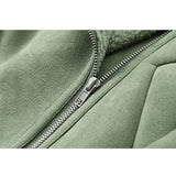 Loose Thermal Locomotive Long Sleeve Jacket