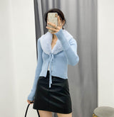 Stitched Stretch Knitted Jacket