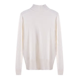 Half turtleneck knitted sweater