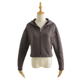 Ladies Long Sleeve Hooded Sweatshirt