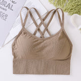 back seamless wrap breast girl bra
