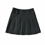 Pleated Short Skirt