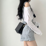 Overalls + Long-sleeved T-shirt