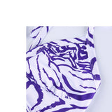 Zebra Print Ring Vacation Top