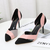 Pointed-toe stiletto heel sandals