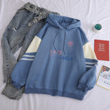 Loose Lazy Style Hooded Sweatshirt