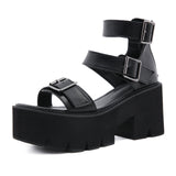 Leisure Platform Chunky Heels