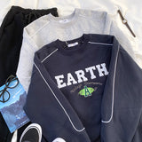 Simple Style Sleeves sweatshirt