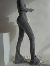 High Waist Horn Trousers Bottom Shirt Suit Version