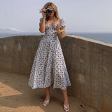 Summer Floral Print Dress