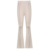 High-waisted Anti-car Line Slim Trousers