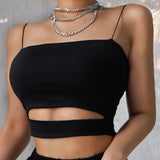Hollow Halter Camisole