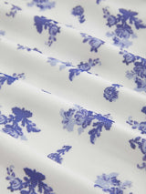 Robe longue en dentelle florale à encolure cœur et laçage