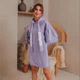 Knit Hooded Sweater Dress