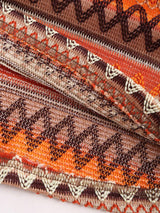 Robe d’été à imprimé géométrique avec laçage