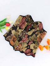 Top bustier floral style médiéval rétro