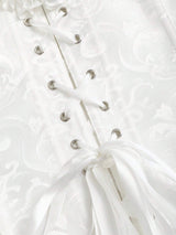 Top corset avec épaules dénudées et laçage