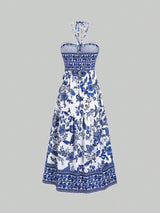 Robe longue au style bohème