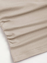 Ensemble top dos nu & jupe fendue longue