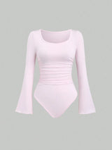 Body manches longues à col rond