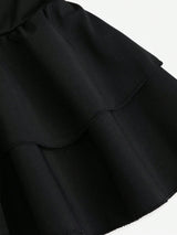 Robe mini dos nu col en V