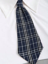 Ensemble Y2K top à col polo et jupe à carreaux