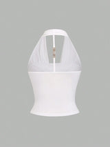 Débardeur ras du cou dos nu