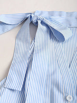 Blouse sans manches nœud à la taille