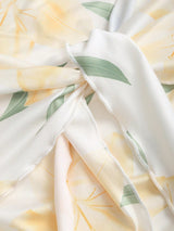 Robe fourreau avec Top court en maille à imprimé floral et nœud