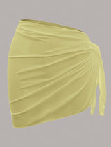 Jupe cache-maillot pour la plage