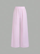 Ensemble deux pièces top rayé et pantalon long