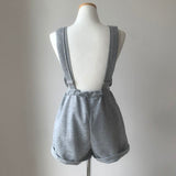 Overalls + Long-sleeved T-shirt