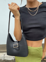 Recycled PU Harlem Bag Black