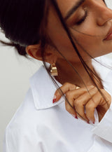 Feeling Free Gold Plated Earrings