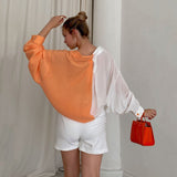 Double Colors Blouse