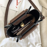 trend color contrast check small square bag