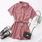 Short Sleeve Jumpsuit