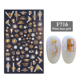 Nail Stickers 3D Christmas Series Two-color