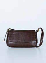 Izzy Croc Bag Brown