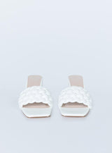 CHIS HEELS WHITE