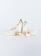 Harvey Croc Multi Pocket Bag White