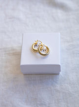 I'm Every Woman Hoop Gold Plated Earrings