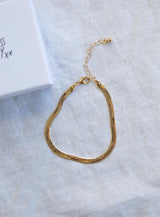 Cynthia Snake Gold Plated Bracelet