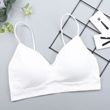 Seamless bra strapless tube top